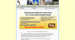Desktop Screenshot of piafl.floridainsurancelicense.com